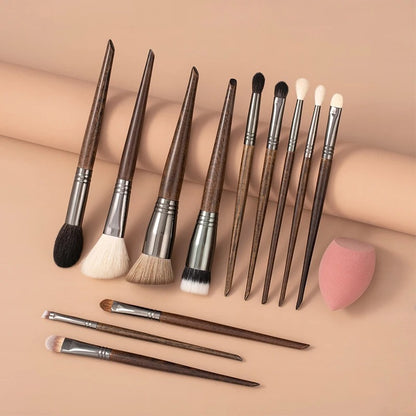 Makeup brushes set Professional Natural goat hair brushes Foundation Powder Contour Eyeshadow make up brushes